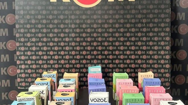 Ardahan'da gümrük kaçağı elektronik sigaralar ele geçirildi