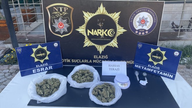 Elazığ'da uyuşturucu operasyonunda 3 şüpheli yakalandı
