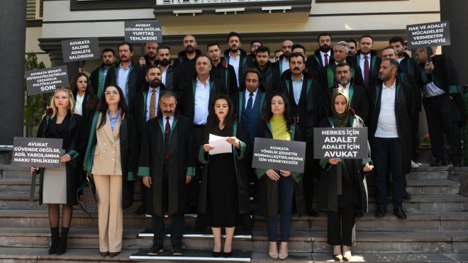 Erzurum, Kars, Ardahan ve Ağrı'da avukatlara yönelik saldırılara tepki