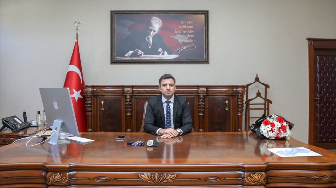 Genç Kaymakamı Muhammet Güzel, göreve başladı