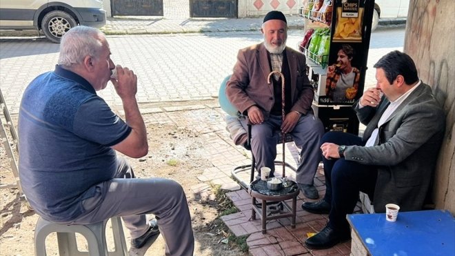 Kaymakam Oğuzhan Ocak, esnaf ziyaretinde bulundu