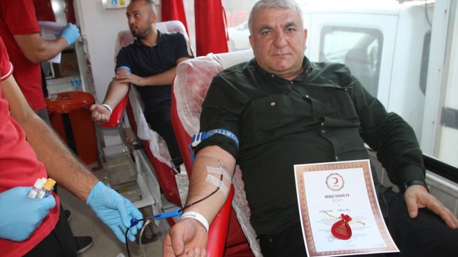 Malazgirt'te kan bağışı kampanyası başlatıldı