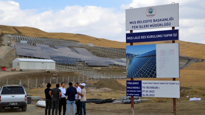 Muş Belediyesi, GES projesiyle enerji giderlerinden tasarruf sağlayacak