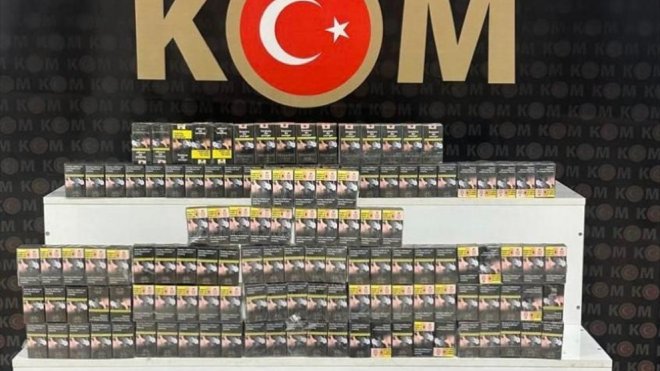 Muş'ta kaçak sigara ve sigara filtresi ele geçirildi