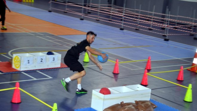 Muş'ta özel yetenek, beceri ve koordinasyon parkuru sınavı yapıldı