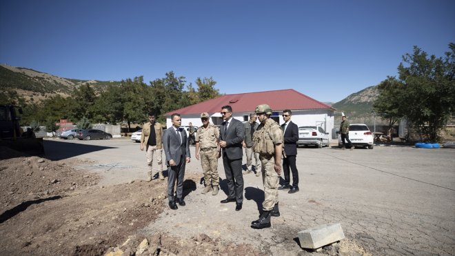 Tunceli Valisi Bülent Tekbıyıkoğlu, Nazımiye ilçesini ziyaret etti
