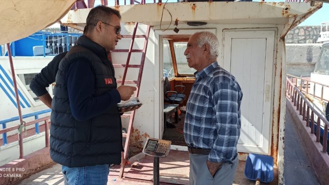 Van'da su ürünleri denetimi yapıldı