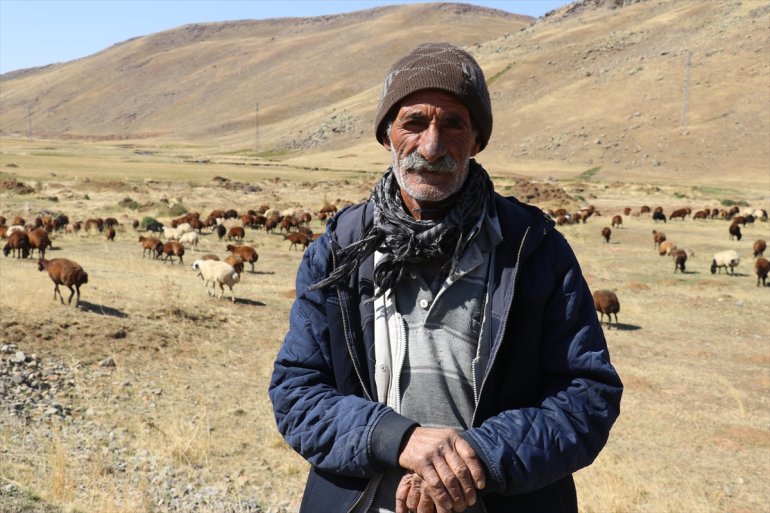 Yaylada sürüleri için 6 ay geçiren çobanlar dönüş hazırlığına başladı13