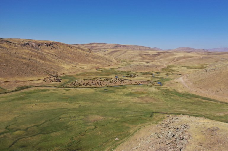 Yaylada sürüleri için 6 ay geçiren çobanlar dönüş hazırlığına başladı9