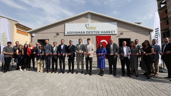 1500 ailenin temel ihtiyacının karşılanacağı Adıyaman Destek Market açıldı