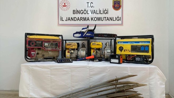 Bingöl'de 2 hırsızlık şüphelisi tutuklandı