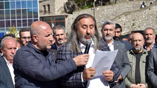 Van, Hakkari ve Bitlis'te İsrail'in Gazze'ye saldırıları protesto edildi