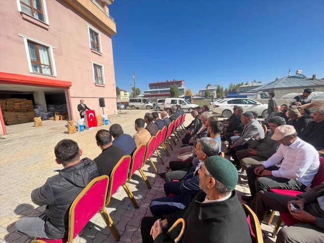 verildi çiftçilere desteği Çaldıran