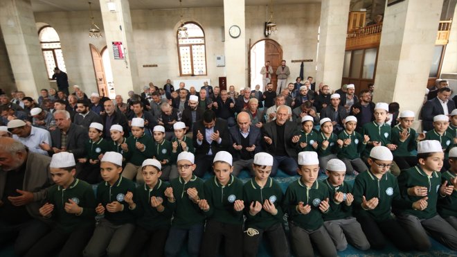 Darende'de Gazze'de hayatını kaybedenler için gıyabi cenaze namazı kılındı