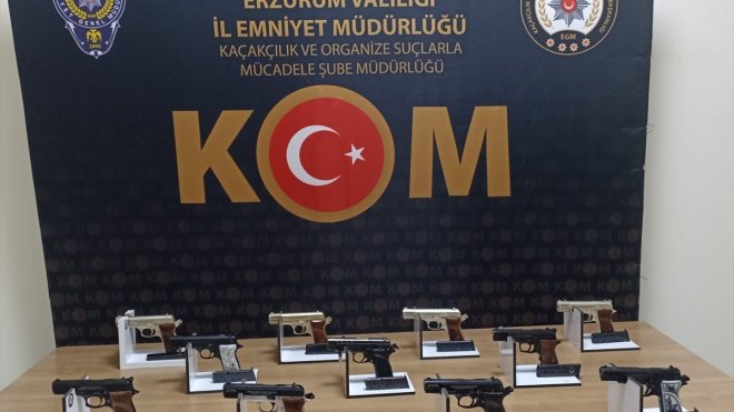 Erzurum'da silah kaçakçılığı operasyonunda 1 şüpheli tutuklandı