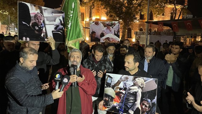 Diyarbakır ve çevre illerde İsrail'in Gazze'deki hastaneye saldırısı protesto edildi