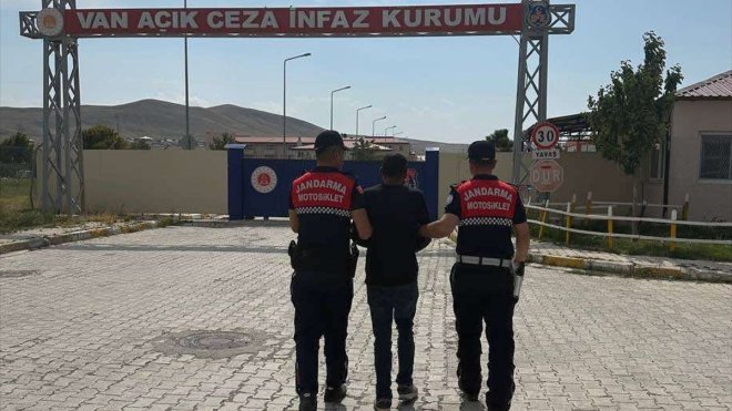 Van'da cezaevi firarisini jandarma ekipleri yakaladı