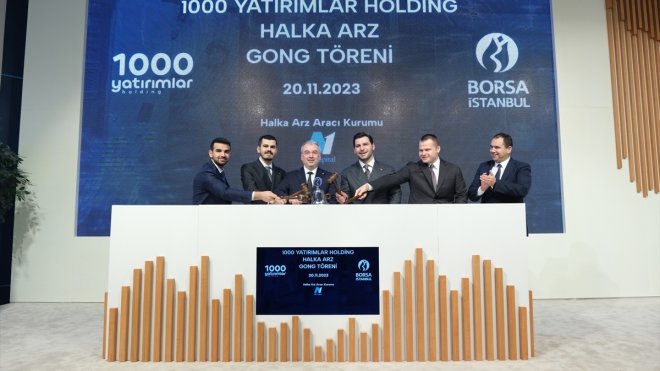 Borsa İstanbul’da gong, 1000 Yatırımlar Holding için çaldı1