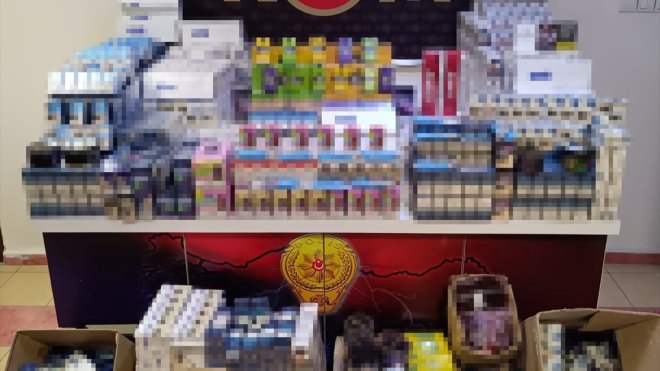 Erzincan'da kaçak sigara ve tütün ele geçirildi