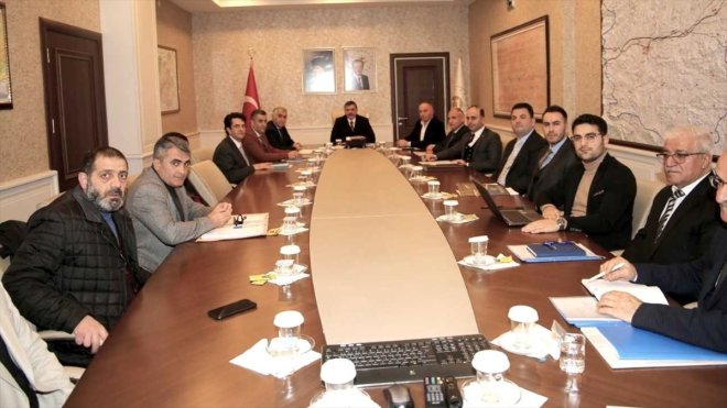 Erzurum 2. OBS Yönetim Kurulu, Vali Mustafa Çiftçi başkanlığında toplandı