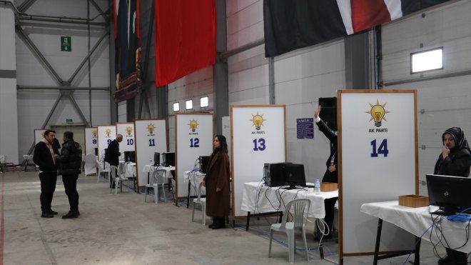 ERZURUM - AK Parti belediye başkan adayları için temayül yoklaması1
