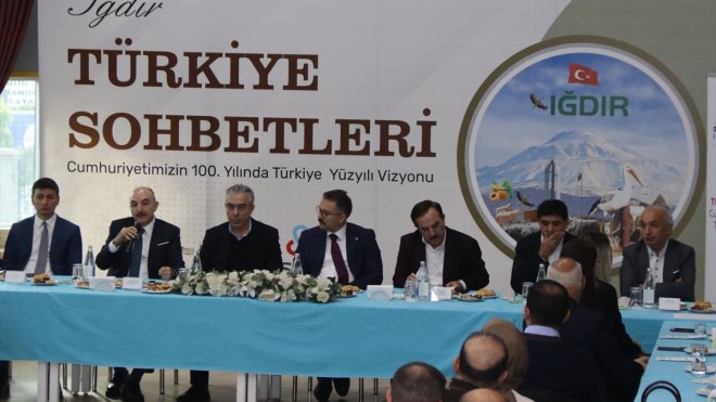Iğdır'da "Türkiye Sohbetleri" toplantısı düzenlendi