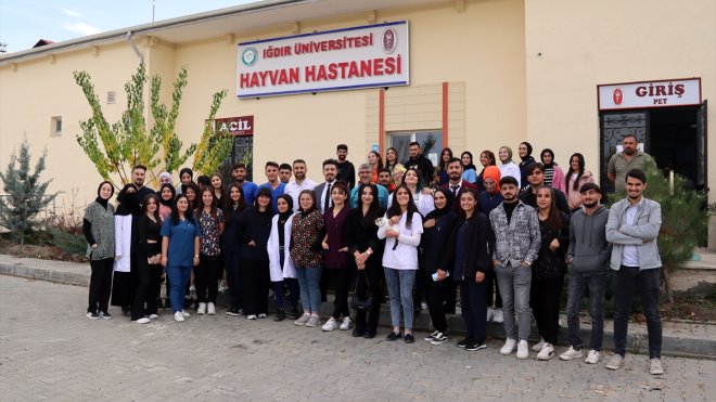 Iğdır Üniversitesinin hayvan hastanesi öğrencilere pratik yapma imkanı sunuyor