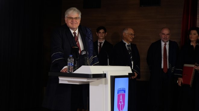 İSTANBUL - Altınbaş Üniversitesi çift diplomalı Türk Alman Hukuk Lisans Programı 10. yıl etkinliği1