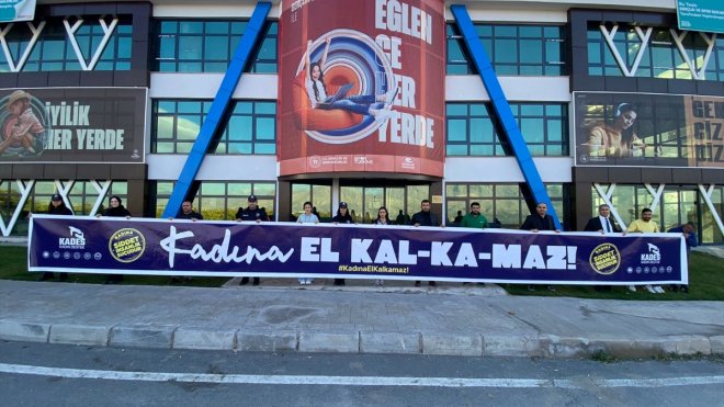 Kale'de kadına yönelik şiddete karşı farkındalık etkinliği