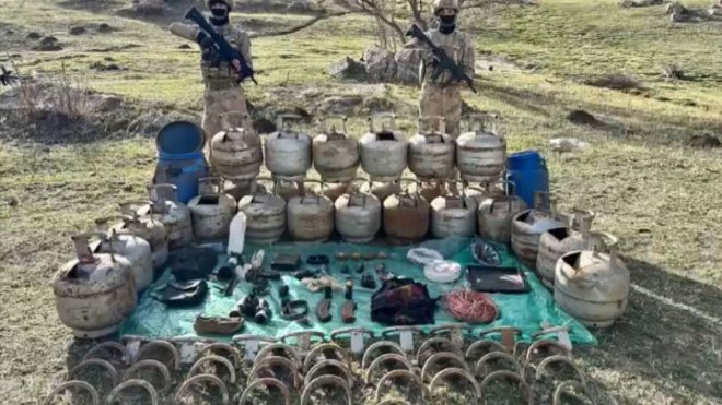 Kars'ta PKK'ya yönelik operasyonda 3 sığınak imha edildi