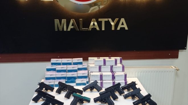 MALATYA - Silah kaçakçılığına yönelik operasyonda 6 şüpheli yakalandı1