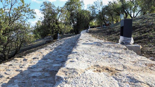Akdamar Adası'nda peyzaj ve ışıklandırma çalışmaları sürüyor