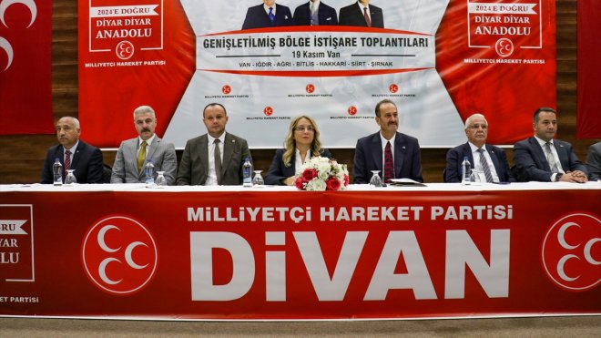 MHP'nin Genişletilmiş Bölge İstişare Toplantısı Van'da yapıldı
