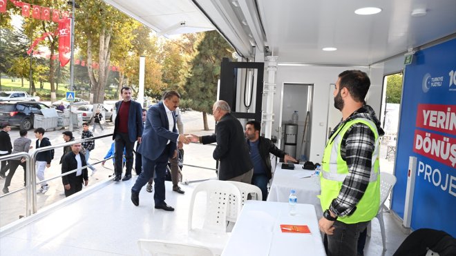 Yerinde dönüşüm bilgilendirme tırı Malatya'da