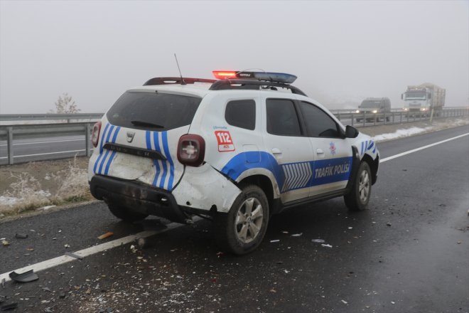 trafik kazasında yaralandı kişi aracın AĞRI (DRON) karıştığı zincirleme 19 7 - 12