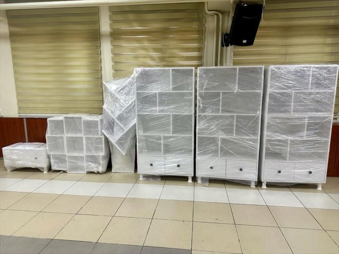 okulunu öğrenciler donattı - Ağrı