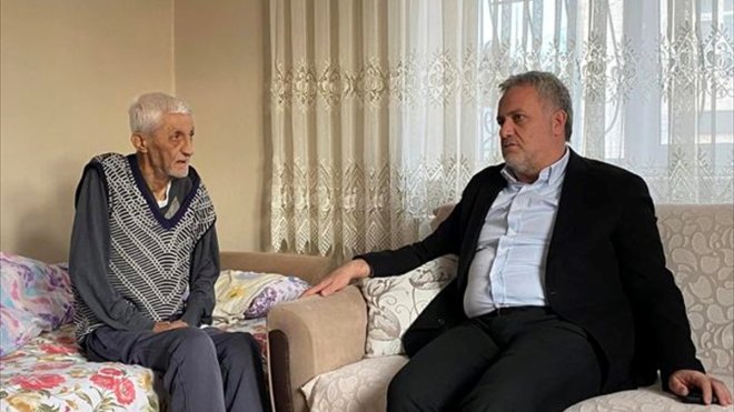 Baskil Belediye Başkanı Akmurat'tan hastalara evlerinde ziyaret