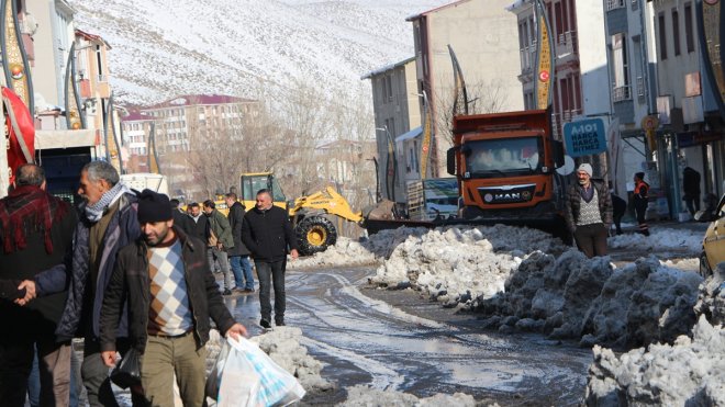 Bingöl'de kar nedeniyle kapanan köy yolları açıldı