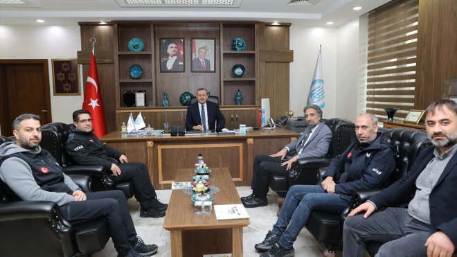 Bitlis AFAD İl Müdürü Tunçtan'dan Rektör Elmastaş'a ziyaret