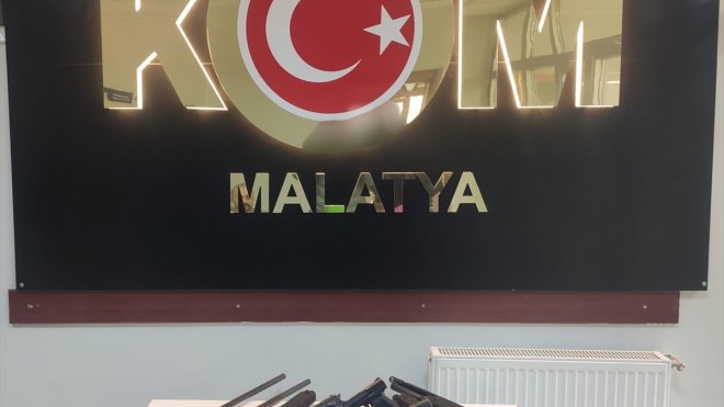 Malatya'da suç örgütlerine yönelik operasyonda 13 şüpheli yakalandı