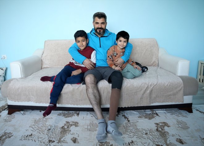 kesildi, - MUŞ hayata yaşındayken sporla 5 tutundu Ayağı 2