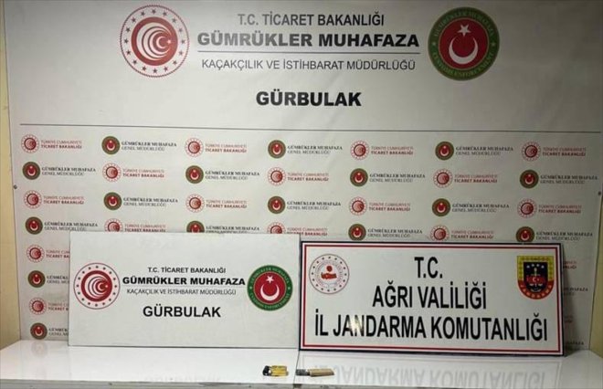 Ağrı'da 3 kilo 400 gram gümrüksüz altın ele geçirildi