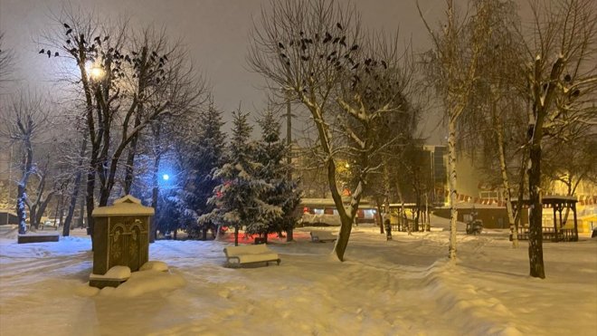 ARDAHAN - Kar yağışı etkili oldu1