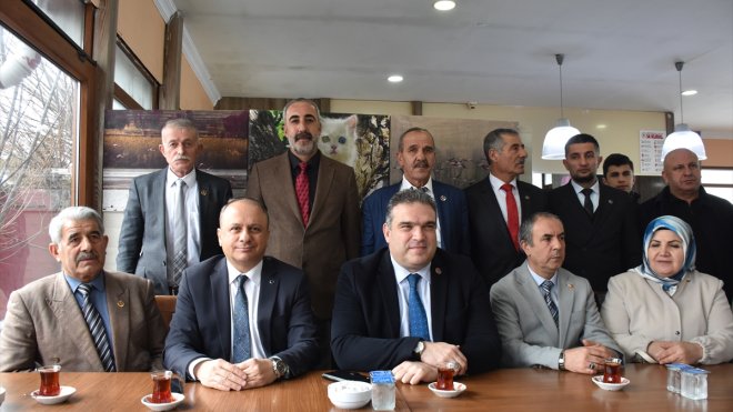 BBP Genel Başkan Yardımcıları Çomaklı ve Serin, Van'da gazetecilerle bir araya geldi