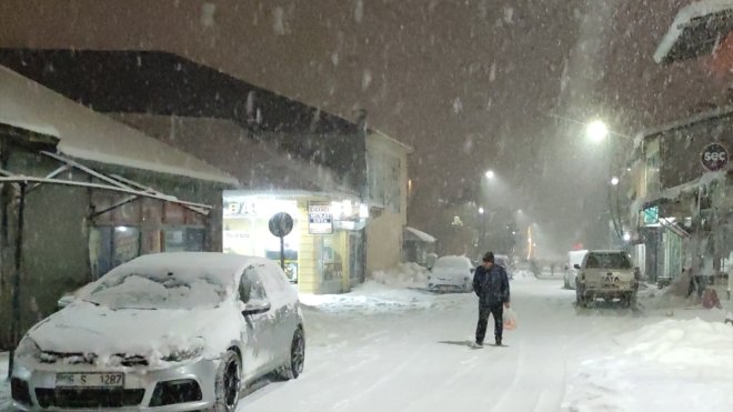 Bingöl'de 20 köy yolu kar nedeniyle ulaşıma kapandı