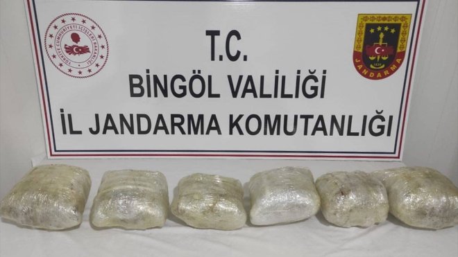 Bingöl'de 4 kilogram esrar ele geçirildi