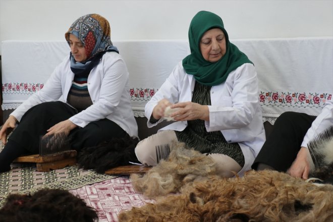 Olgunlaşma Erzurum ürünü Enstitüsünün tescillendi ehram 457 kumaşından yapılan 2