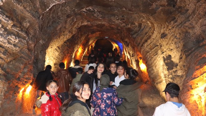 IĞDIR - Öğrenciler Tuz Mağaraları