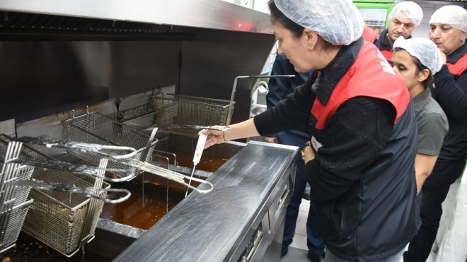 Malatya'da kızartmalık katı ve sıvı yağlara yönelik denetim yapıldı