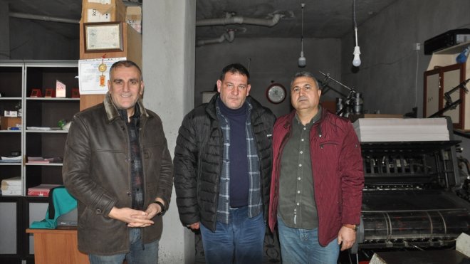 MHP Bulanık İlçe Başkanı Yıkılmaz, gazetecileri ziyaret etti